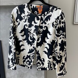 Tory Burch Black and White Women's Jacket